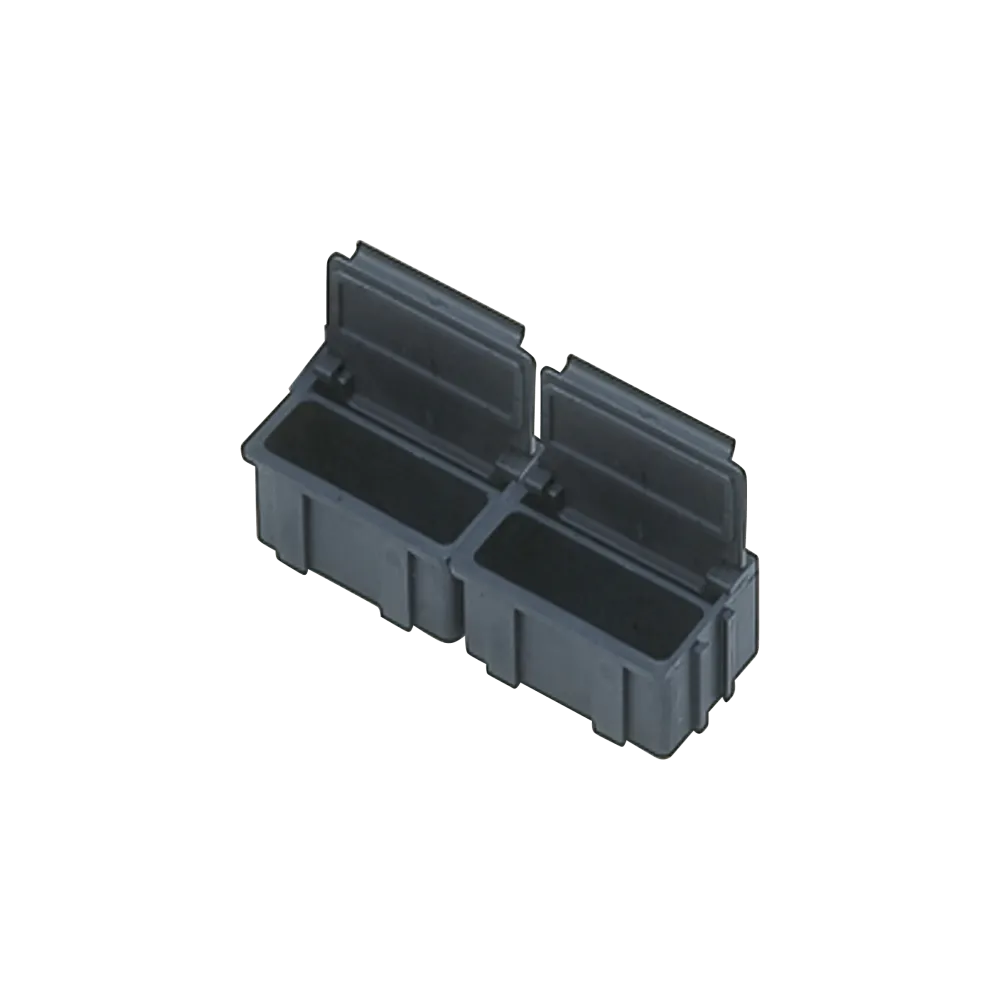 ESD SMD small container 37 x 12 x 15 mm, 10 pieces
