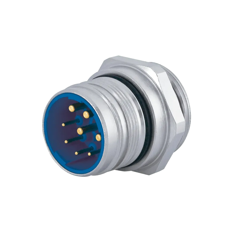 Housing M23 appliance coupler Power single-hole mounting