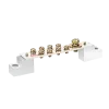 Earthing bar with insulator, 250A, number of poles: 9