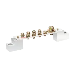 Earthing bar with insulator, 250A, number of poles: 9