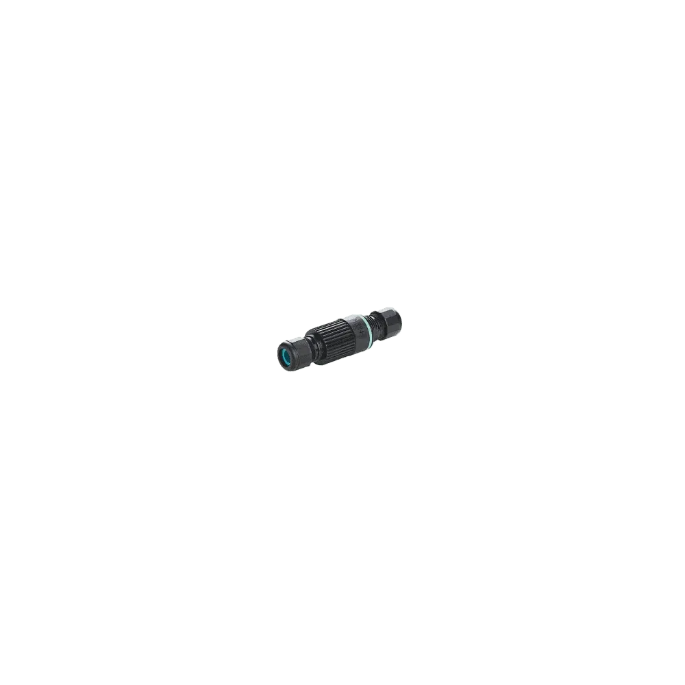 Circular device plug, 2p, screw connection, 0.5-2.5mm2, D7.0-12.0mm, IP66/IP68