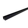Aluminum guide profile for SIP-1007, 1000×17.6×20.5mm, black