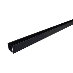 Aluminum guide profile for SIP-1007, 1000×17.6×20.5mm, black