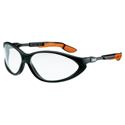 uvex cybric side arm spectacles extremely scratch and chemical resistant on both sides