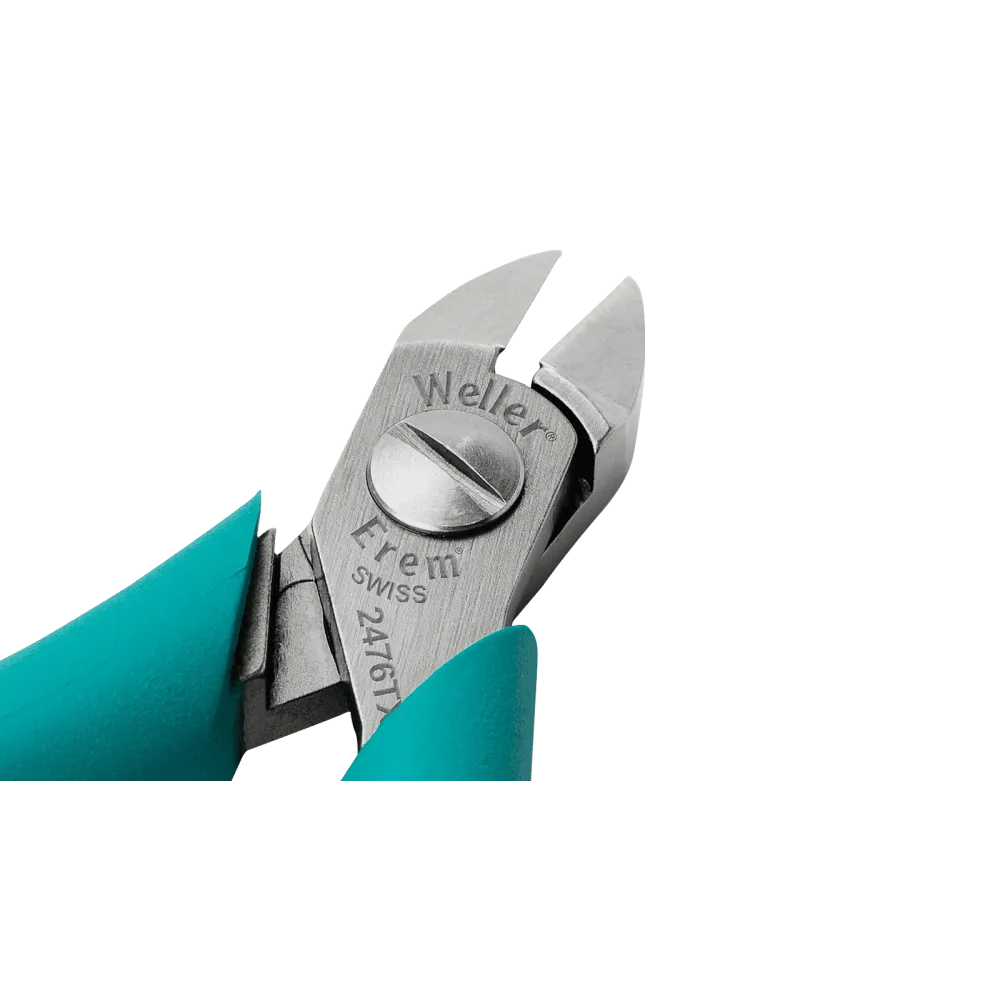 Diagonal cutters, beveled head