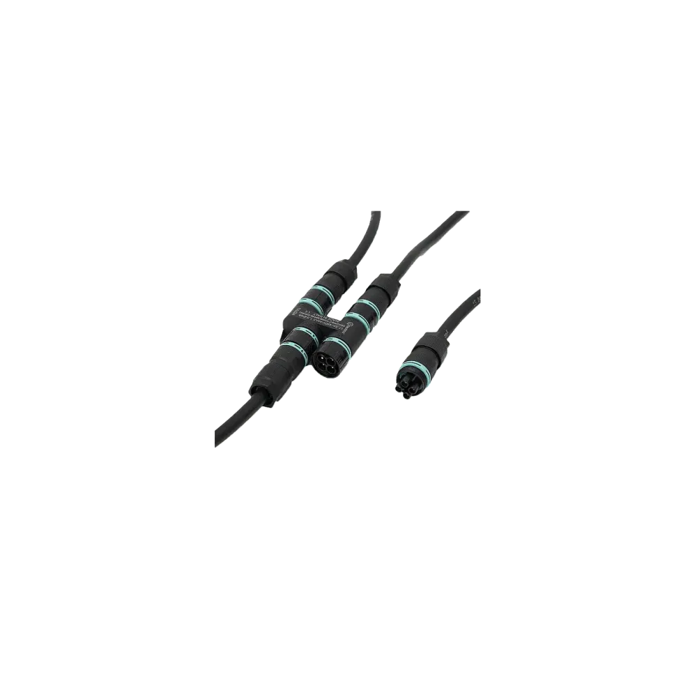 Set: H-cable distributor TH624, 4-gang, 4P, screw connection, D6.0-13.5, IP68