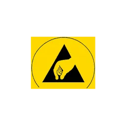 ESD protection symbol, 30 x 25 mm, 50 pieces