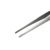 Precision tweezers with flat, round, slightly wider tips
