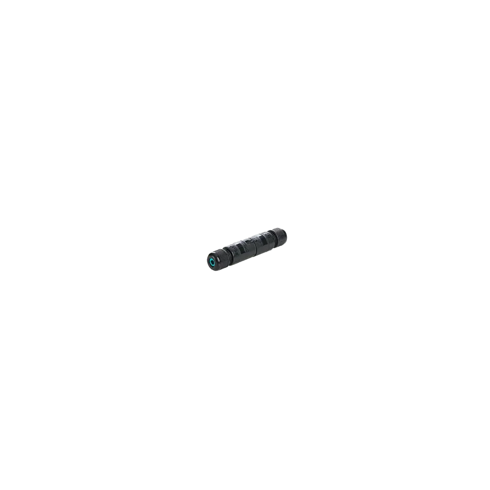 Set: Mini circular connector, 3p, male & female, screw connection, D4-9.5mm, IP40