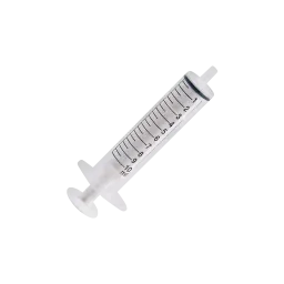 Syringe, empty tip, 10ml, printed scale, (PU=10pcs.)