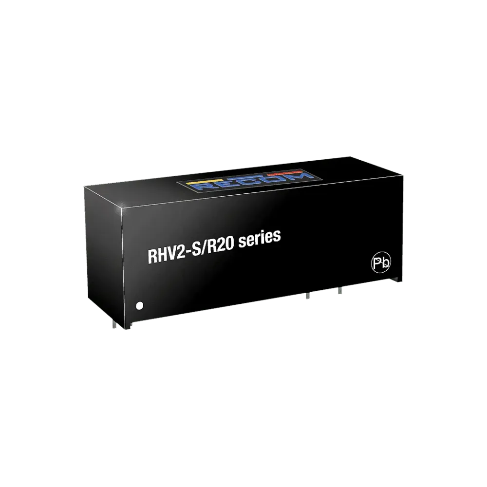 2W DC/DC converter, input 24V +/-10%, output 24V/84mA, SIP16