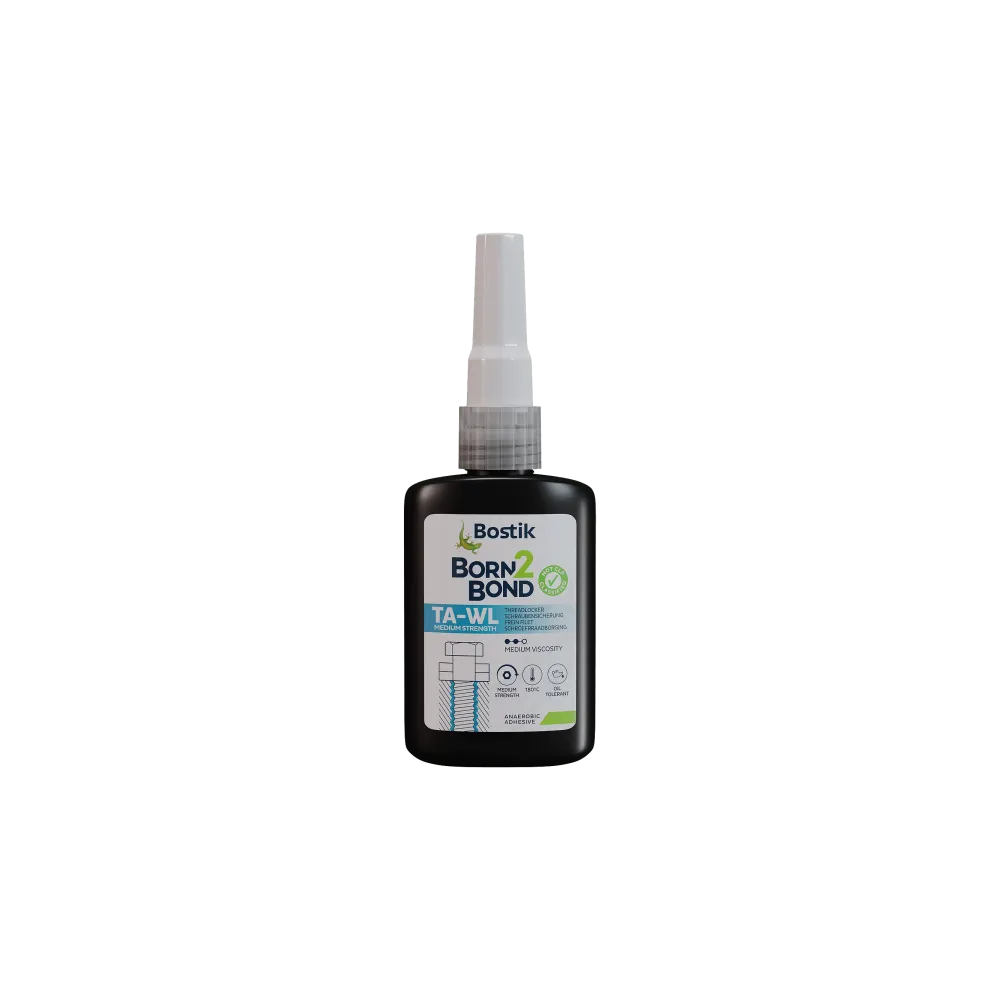 BORN2BOND Threadlocker, medium strength, medium viscosity, blue, 50ml