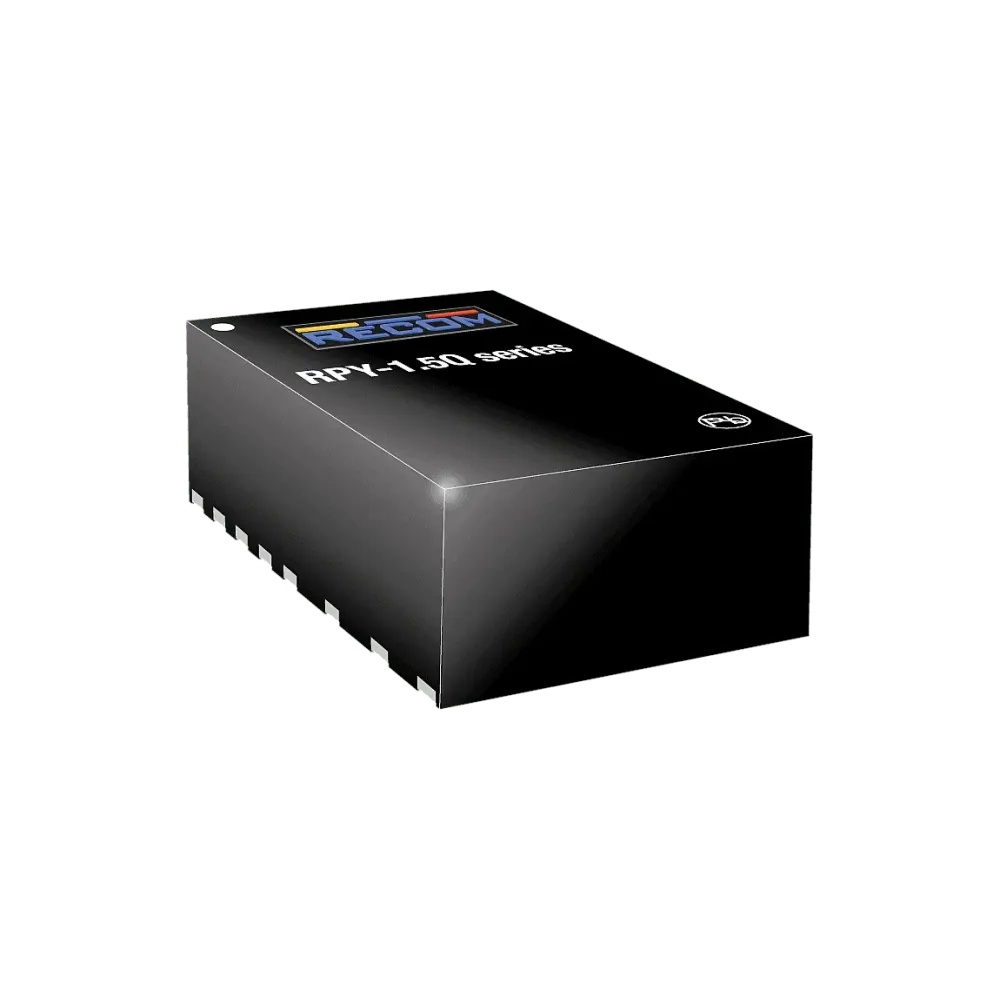 7.5W DC/DC converter, input 4...36V, output 0.8...34.8V/1500mA, QFN