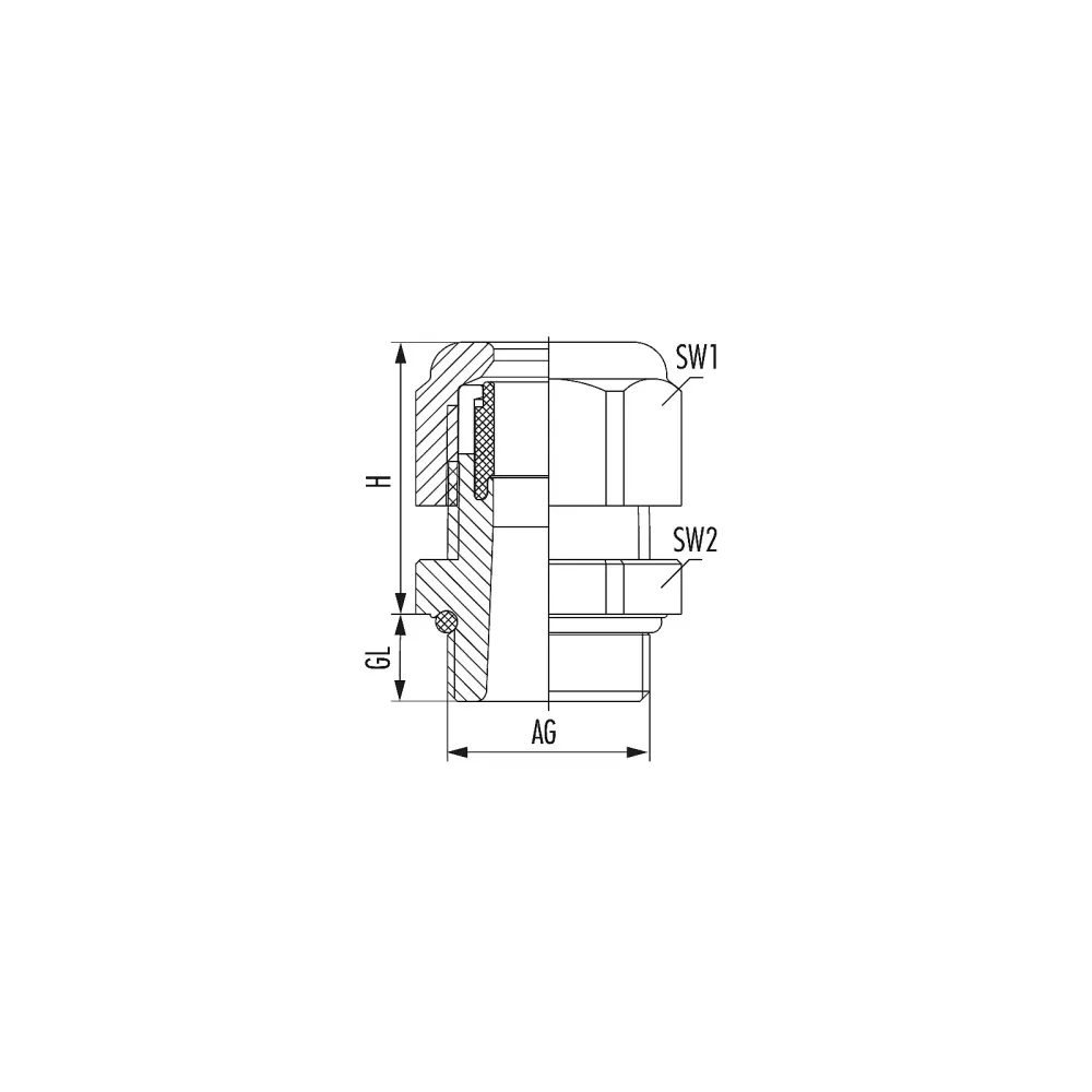 HSK-K-Ex-Active M16 x 1.5 (short)