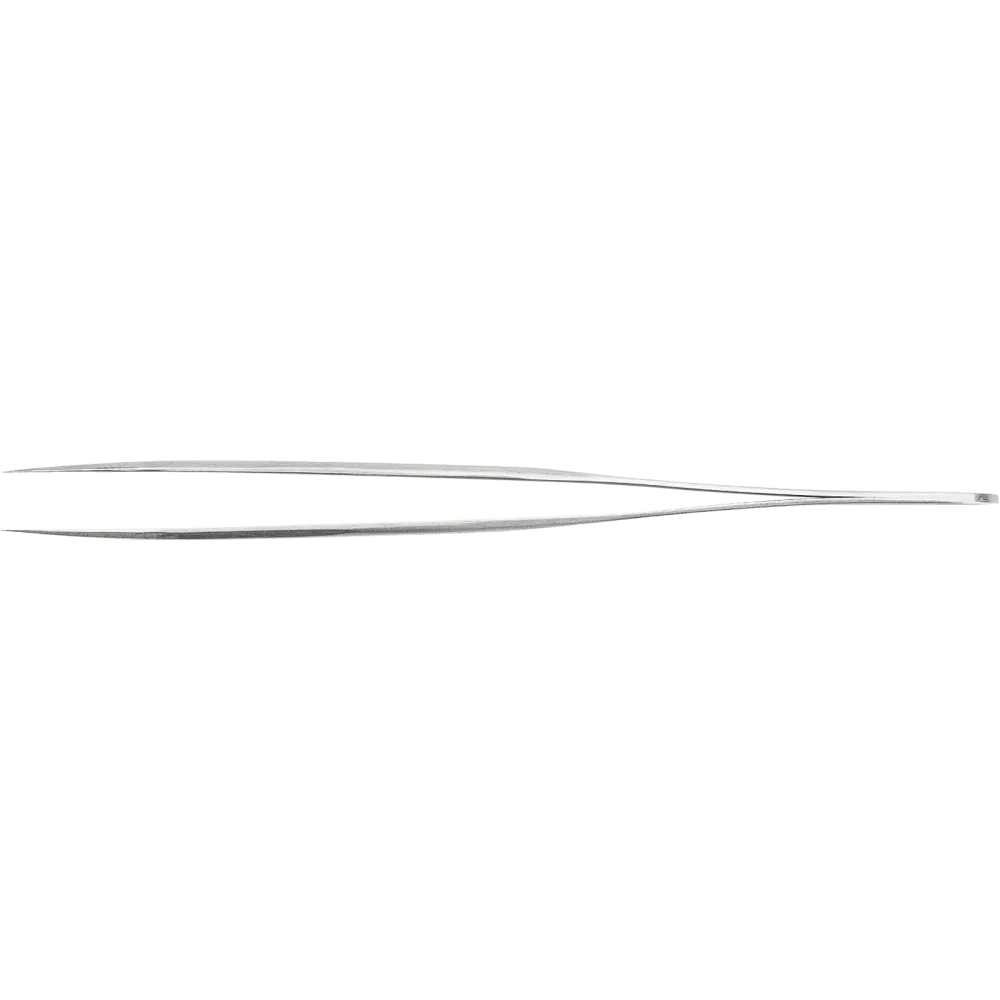 Precision tweezers with fine tips for work in microelectronics