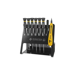 ESD screwdriver set VARIO 8 pcs (incl. ESD tool holder)
