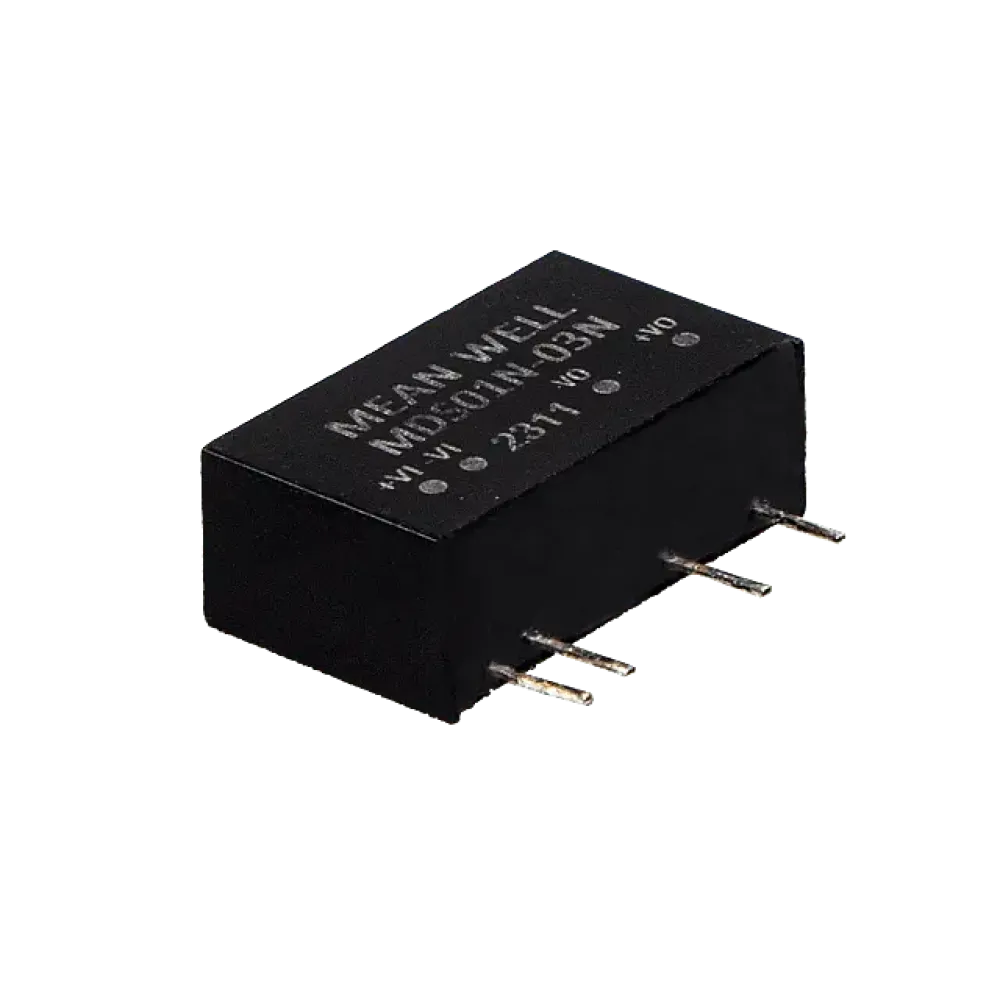 1W medical DC/DC converter, input 4.5...5.5V, output 5V/0.2A