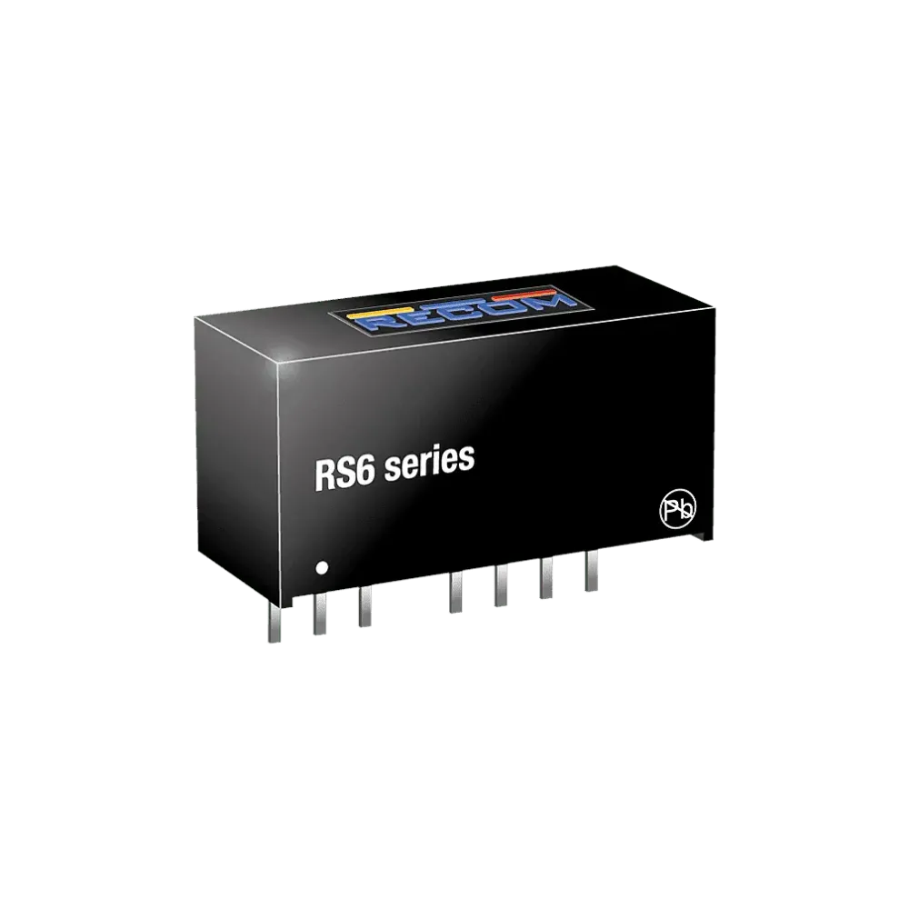 6W DC/DC converter, input 9...18V, output +-12V/+-250mA, SIP8