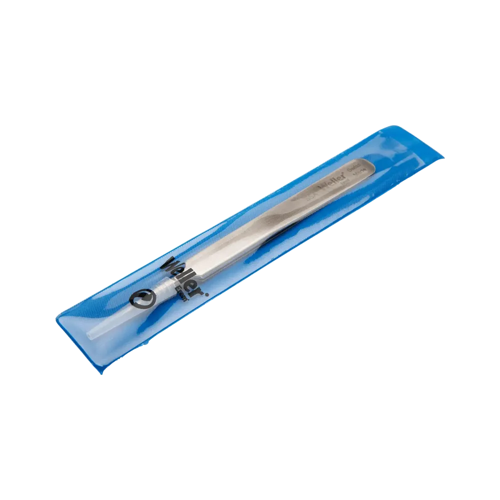 Precision tweezers with very fine tips, suitable for very fine wires