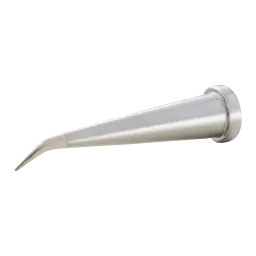 LT 1LX soldering tip, conical long curved 35°, Ø 0.2 mm