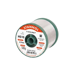 Solder wire HS10, Sn96,3Ag3,7 - TS, RO M1, 0.7mm, 500g