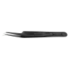 ESD SMD tweezers 115mm shape 5abb-Z stainless steel angle 30° serrated, dissipative