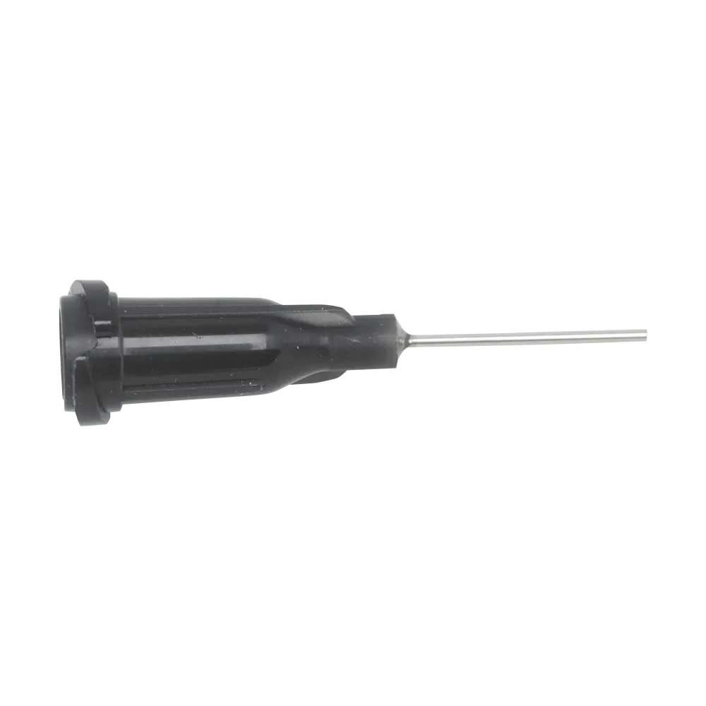 Dosing needle, stainless steel needle with plastic body, gauge: 22 (50 pieces)