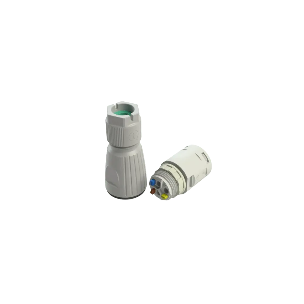 TH394 device connector set, 3P, push-in connection, IP66/IP67/IP68