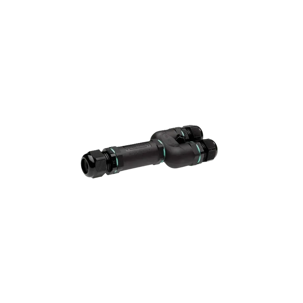 Techno 3-way Y power distributor THR399, 5P, D6-17, IP68