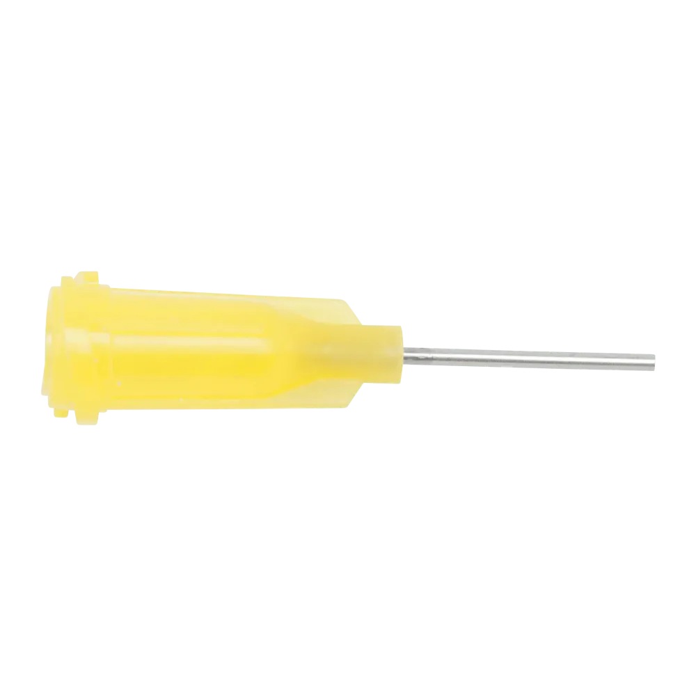 Dosing needle, stainless steel needle with plastic body, gauge: 20 (50 pieces)