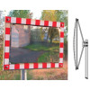 HFB traffic mirror in stainless steel
