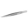 Precision tweezers, with serrated finger profile and internally serrated tips