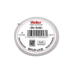 Desoldering braid 1.6 m spool, width 1.5 mm