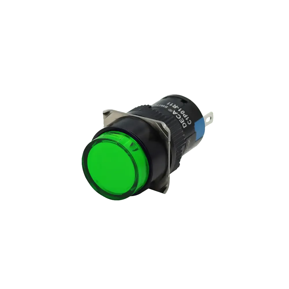 Control light, with LED light, 24Vdc, green