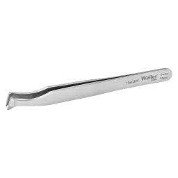 Cutting tweezers with narrow angled head. For soft wires up to Ø 0.25 mm