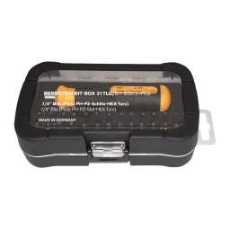 1/4 inch bit box, 31 pieces