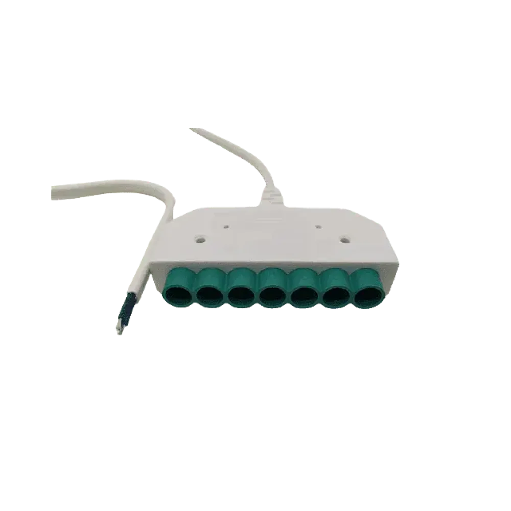 6-way distributor, 24V, 2p, green
