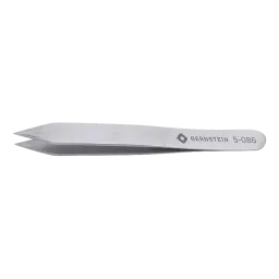 MINI tweezers 90mm shape H stainless steel, short wide