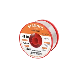 Solder wire HS10, Sn60Pb40, RO M1, 0.5mm, 250g