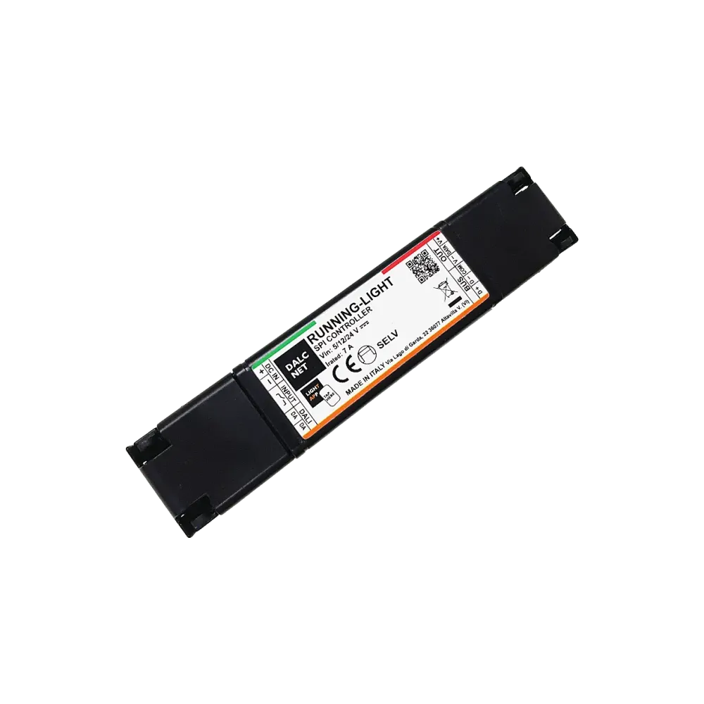 SPI controller for pixel-to-pixel LED control