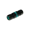 TH391 cable connector, 3p, with wire protection, D7-12mm, IP68