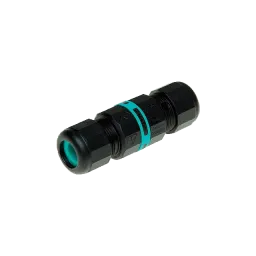 TH391 cable connector, 3p, with wire protection, D7-12mm, IP68