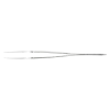 Precision tweezers with fine rounded and flexible tips