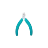 Diagonal cutters, beveled head