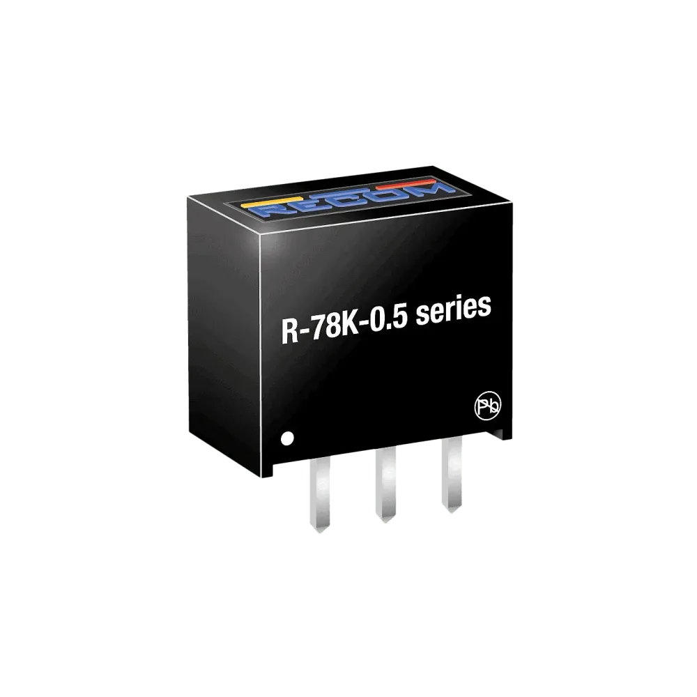 0.5A switching regulator, input 18...36V output 15V/500mA, SIP3