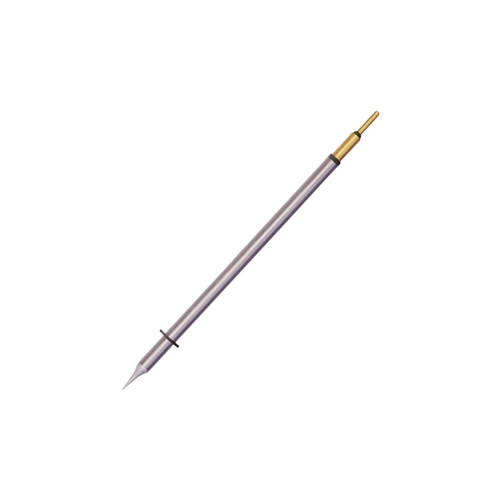 Metcal MicroFine 700 series soldering tip cartridge, conical, 0.1 mm x 5 mm