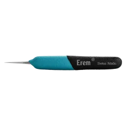 Ergonomic precision tweezers with straight, very fine tips