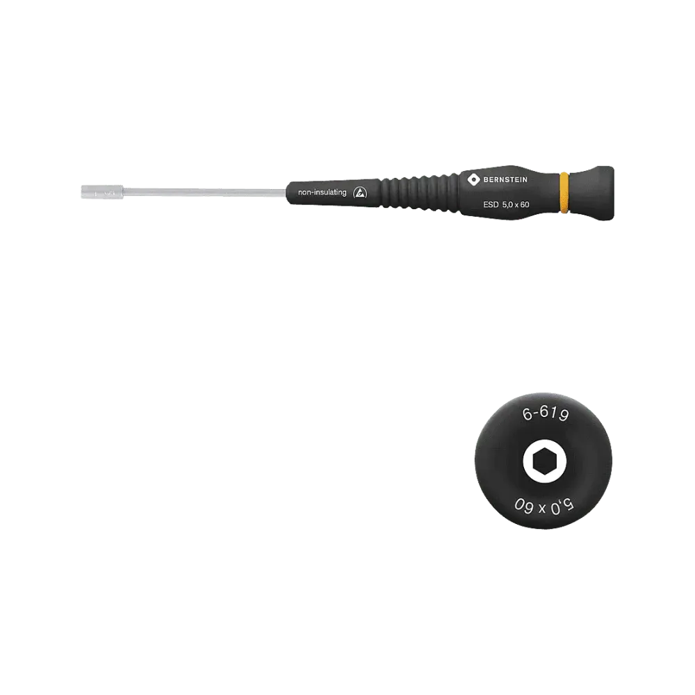 ESD socket wrench hexagon 5.0 mm