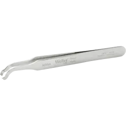SMD tweezers angled 45° with round tips Ø 5 mm