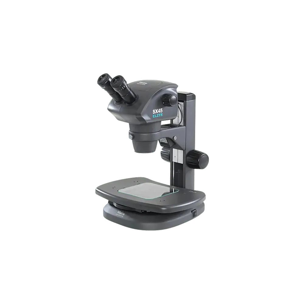 SX 45, trinocular complete unit with sliding table